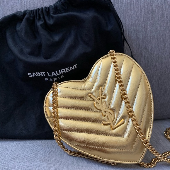 !SOLD!Saint Laurent heart bag - Picture 7 of 7